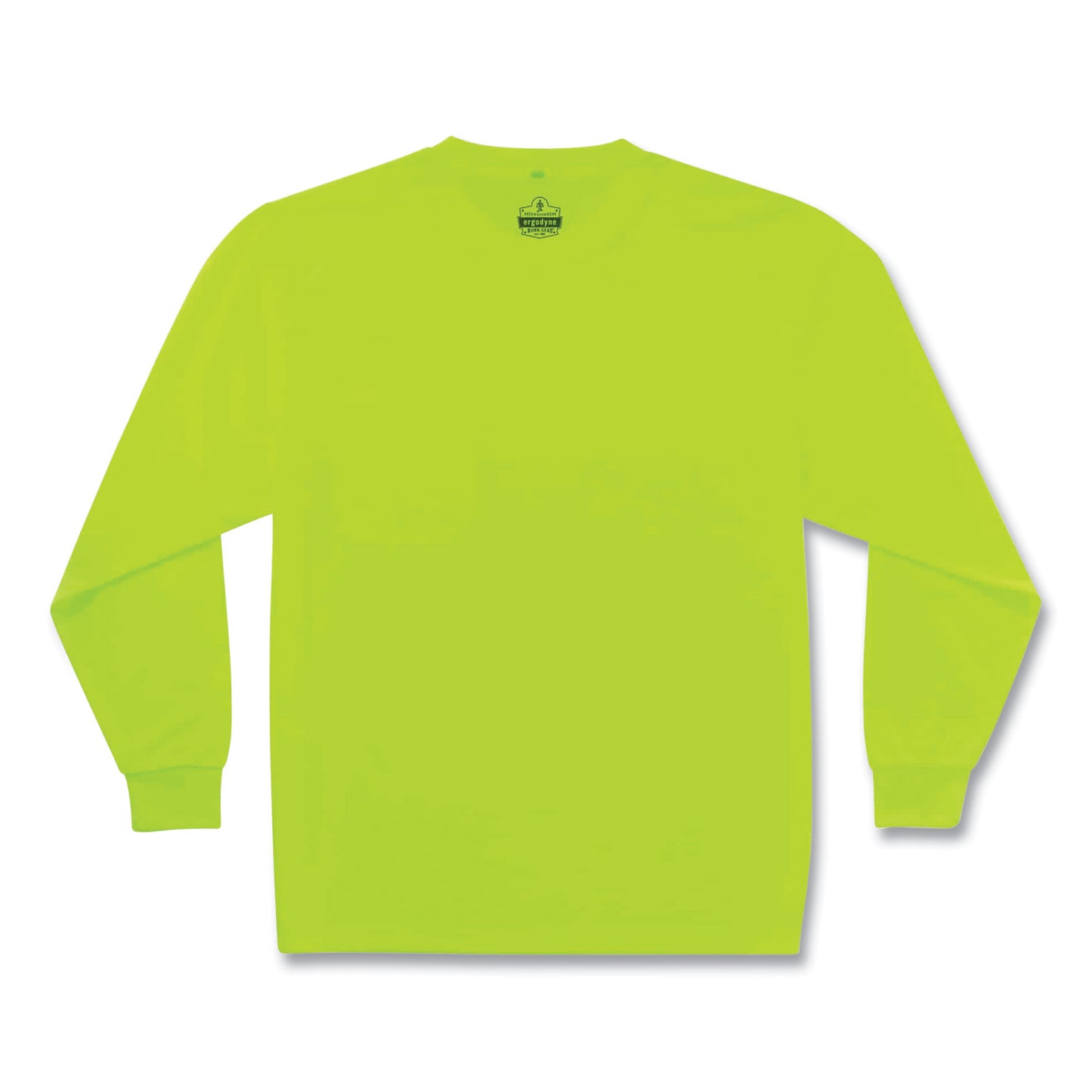 ergodyne GloWear 8091 Non-Certified Hi-Vis Long Sleeve Shirt, 4X-Large, Lime (21588)