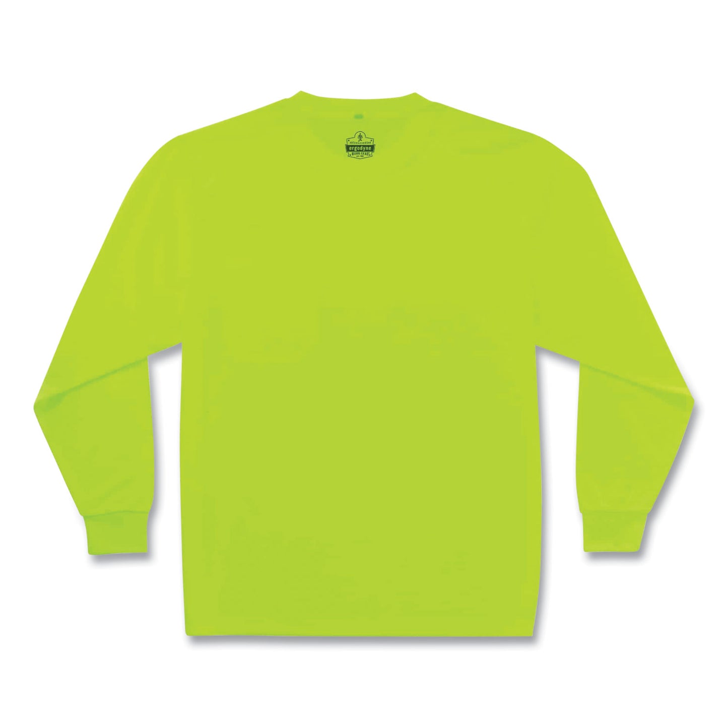 ergodyne GloWear 8091 Non-Certified Hi-Vis Long Sleeve Shirt, 3X-Large, Lime (21587)