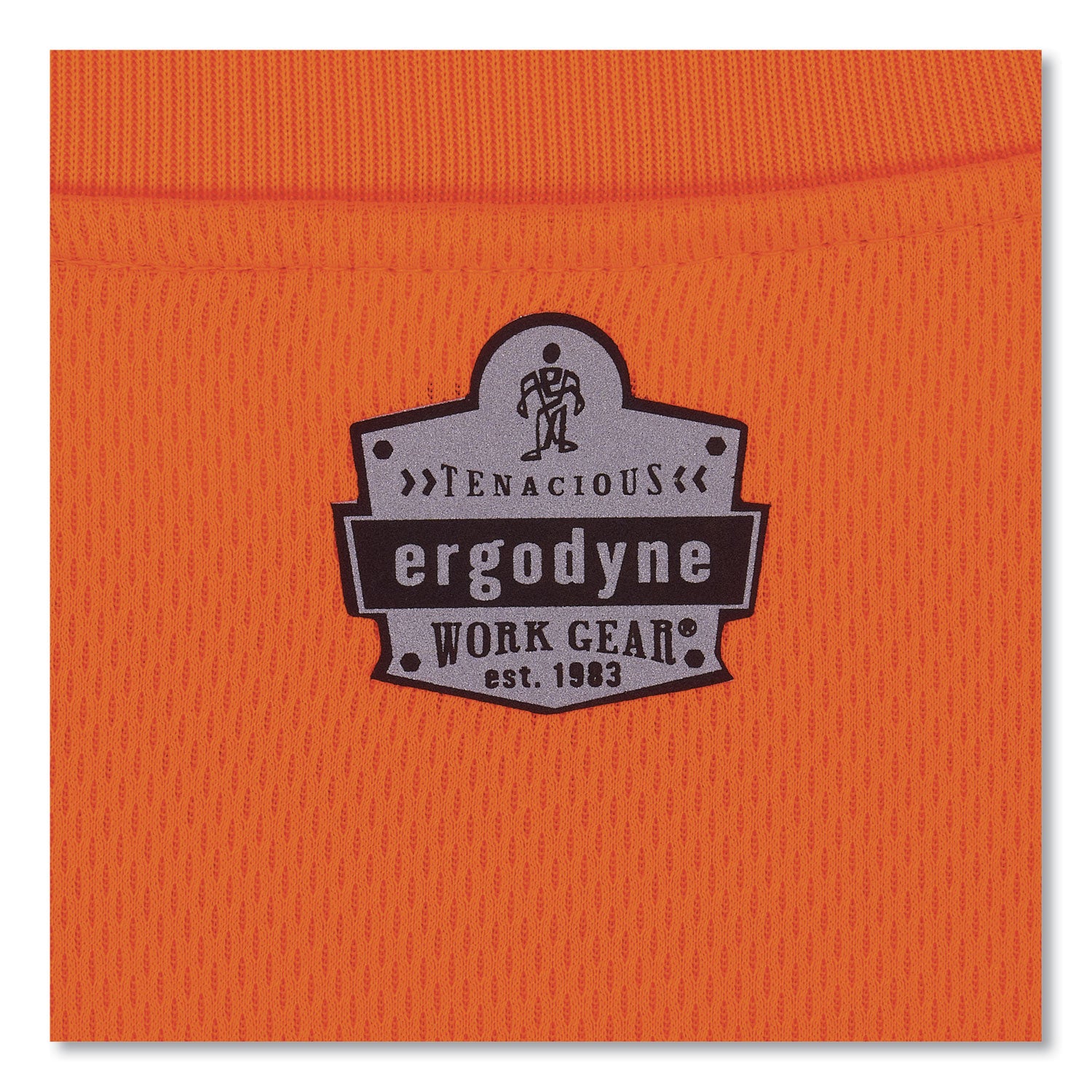 ergodyne GloWear 8091 Non-Certified Hi-Vis Long Sleeve Shirt, X-Large, Orange (21595)