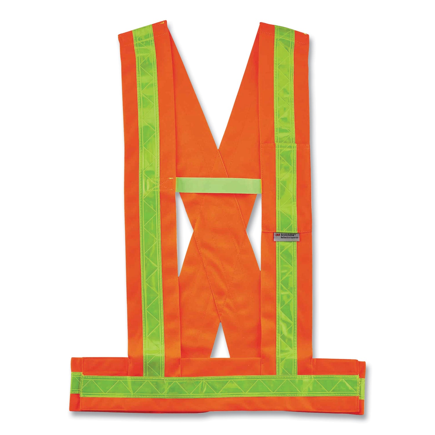 ergodyne GloWear 8140BA Class 1 Breakaway Sash, Polyester, Medium/Large, Orange (27017)