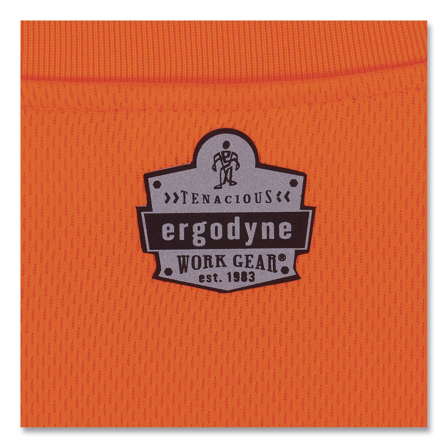 ergodyne GloWear 8091 Non-Certified Hi-Vis Long Sleeve Shirt, Small, Orange (21592)