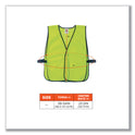 ergodyne GloWear 8010HL Non-Certified Economy Vest, Polyester, One Size Fits Most, Lime (20020)