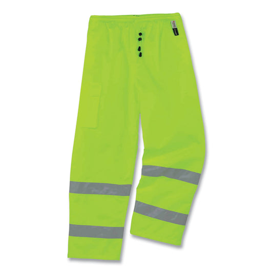 ergodyne GloWear 8925 Class E Hi-Vis Thermal Pants, 4X-Large, Lime (24458)