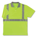 ergodyne GloWear 8295 Class 2 Hi-Vis Polo Shirt, 2X-Large, Lime (21646)