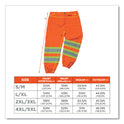 ergodyne GloWear 8911 Class E Two-Tone Pants, Small/Medium, Orange (22863)