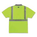 ergodyne GloWear 8295 Class 2 Hi-Vis Polo Shirt, 5X-Large, Lime (21649)