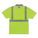 ergodyne GloWear 8295 Class 2 Hi-Vis Polo Shirt, 3X-Large, Lime (21647)