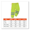 ergodyne GloWear 8910 Class E Hi-Vis Pants, Small/Medium, Lime (22953)