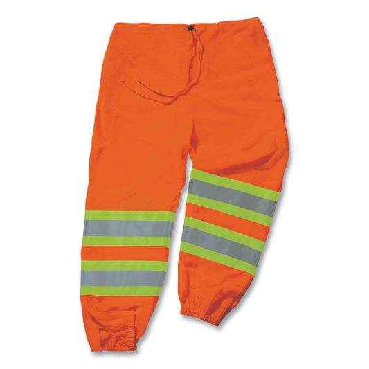 ergodyne GloWear 8911 Class E Two-Tone Pants, Large/X-Large, Orange (22865)