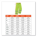 ergodyne GloWear 8925 Class E Hi-Vis Thermal Pants, X-Large, Lime (24455)