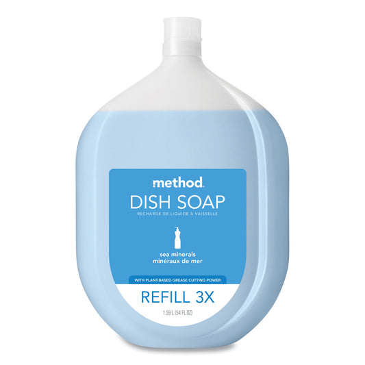 Method Dish Soap Refill Tub, Sea Minerals Scent, 54 oz Tub (328101EA)