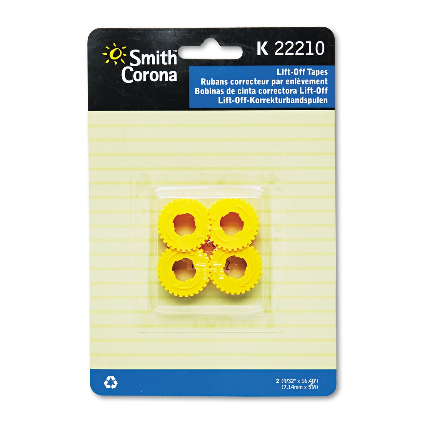 Smith Corona 22210 Lift-Off Tape, 2/Pack