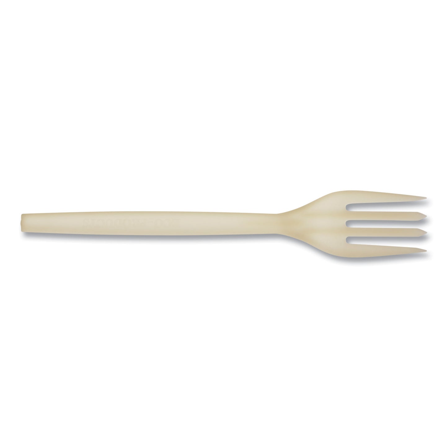 WNA EcoSense Renewable Plant Starch Cutlery, Fork, 7", 50/Pack (EPS002PK)