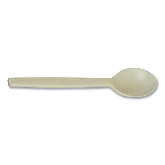 WNA EcoSense Renewable Plant Starch Cutlery, Spoon, 7", 50/Pack (EPS003PK)