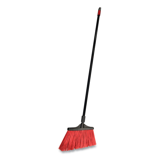 O-Cedar MaxiStrong Angle Broom, 56" Handle, Black, 6/Carton (CB064205)