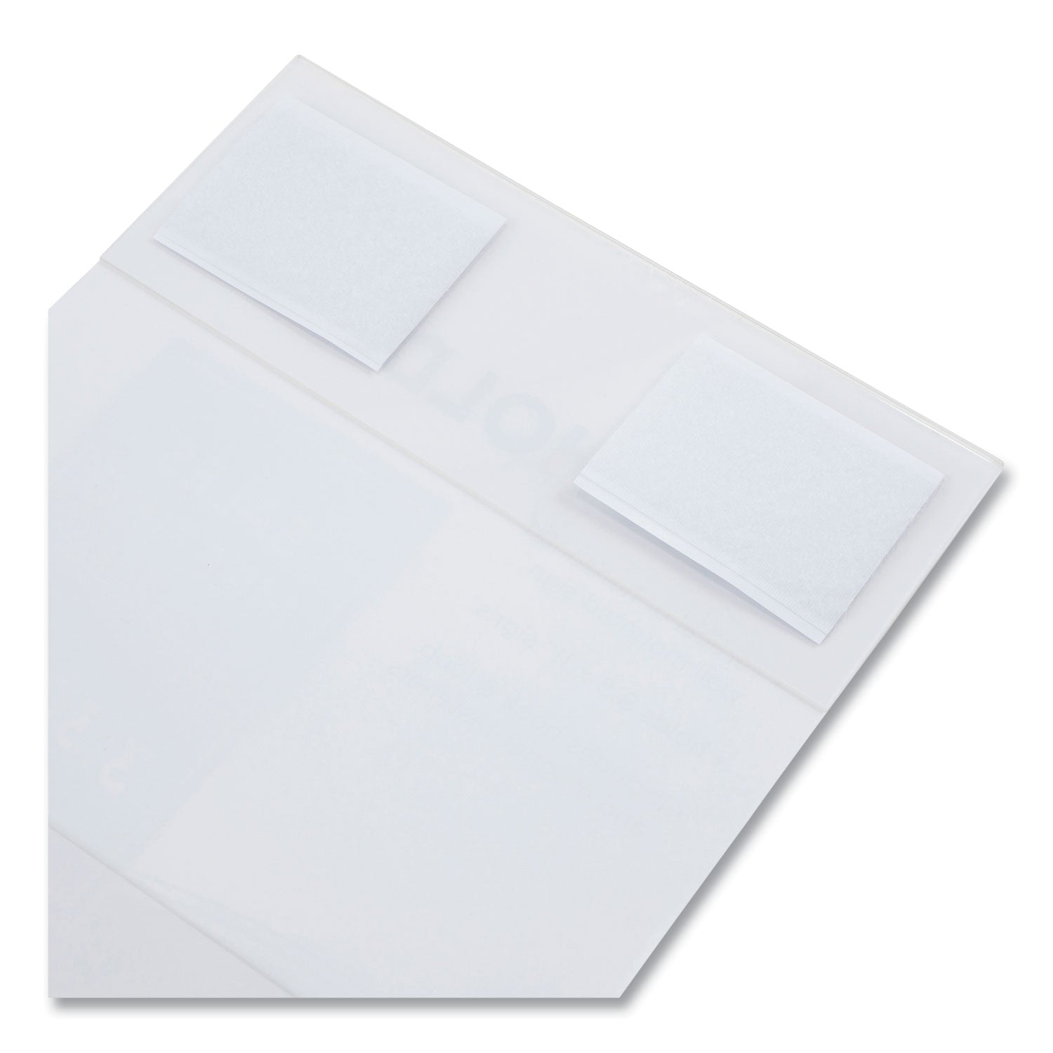 NuDell Clear Plastic All-Purpose Mountable Sign Holder, Magnetic/Hook-Loop, Horizontal/Vertical Orientation, 8.5 x 11 Insert (37085Z)