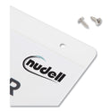 NuDell Clear Plastic Vertical-Orientation Wall Sign Holder with Mounting Screws, Quick-Change Insert System, 8.5 x 11 Insert (38011Z)