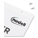 NuDell Clear Plastic Vertical-Orientation Wall Sign Holder with Mounting Screws, Quick-Change Insert System, 11 x 17 Insert (38017Z)