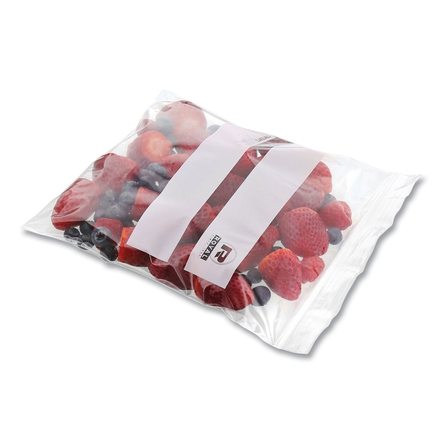 AmerCareRoyal Zipper Bags, Quart, 7" x 7.99", Clear, 500/Carton (ZBQ78)