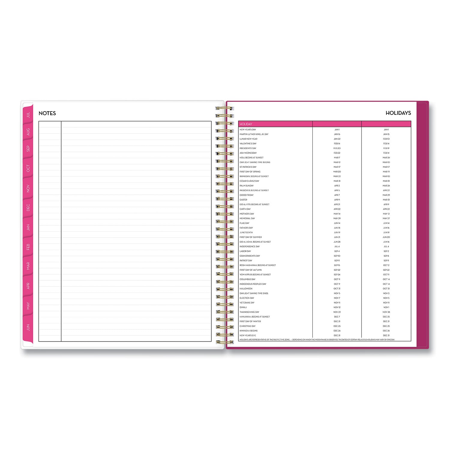 Blue Sky Mahalo Academic Year Create-Your-Own Cover Weekly/Monthly Planner, Floral Artwork, 11 x 8.5, 12-Month (July-June): 2024-2025 (100149)