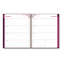 Blue Sky Gili Weekly/Monthly Planner, Jewel Tone Artwork, 11 x 8.5, Plum Cover, 12-Month (Jan to Dec): 2025 (117889)