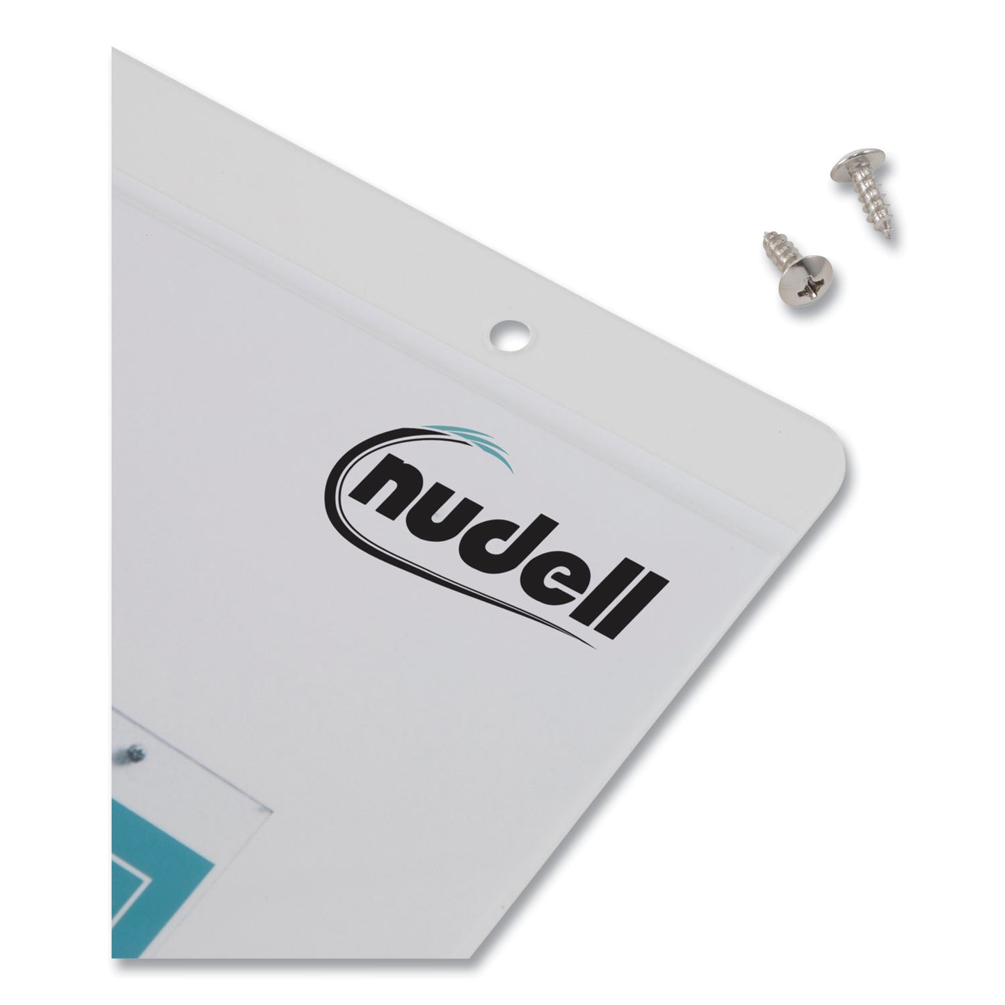 NuDell Clear Plastic Horizontal-Orientation Wall Sign Holder with Mounting Screws, Quick-Change Insert System, 11 x 8.5 Insert (38008Z)