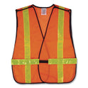 ergodyne GloWear 8080BAX Non-Certified X-Back Hi-Vis Safety Vest, Polyester, One Size Fits Most, Orange/Yellow (26030)