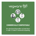 Vegware 76-Series Cold Cup, Compostable, 7 oz, Clear/Green, 1,000/Carton (R200G)