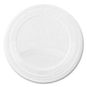 Vegware 89 Series Hot Cup Lids, Compostable, Fits 89-Series Hot Cups, White, 1,000/Carton (VLID89S)