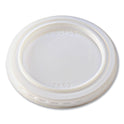 Fabri-Kal Portion Cup Lids, Fits 1 oz Squat Portion Cups, Clear, 125/Sleeve, 20 Sleeves/Carton (L100PCS)