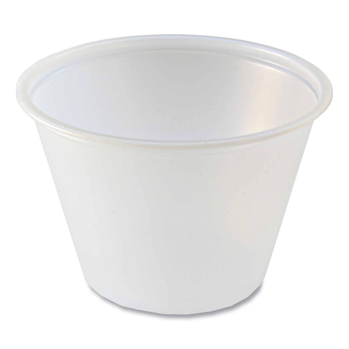 Fabri-Kal Portion Cups, 2.5 oz, Translucent, 125/Sleeve, 20 Sleeve/Carton (PC250)