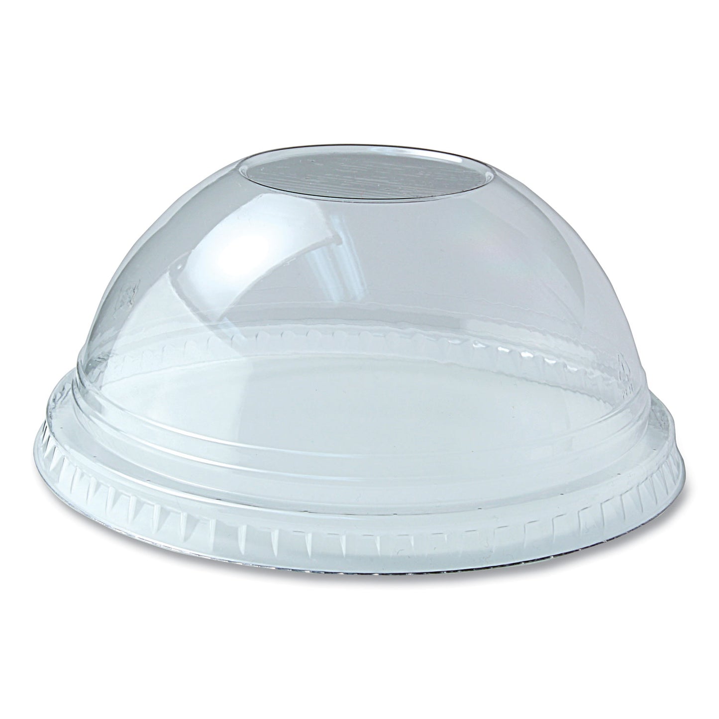 Fabri-Kal Kal-Clear/Nexclear Drink Cup Lids, Dome Lid with 1" Hole, Fits 5 oz to 24 oz Cups, Clear, 1,000/Carton (DLKC1624)