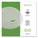 Eco-Products EcoLid Renewable/Compostable Hot Cup Lids, PLA, Fits 8 oz Hot Cups, 50/Packs, 16 Packs/Carton (EPECOLID8)