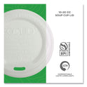 Eco-Products EcoLid Renewable/Compostable Hot Cup Lid, PLA, Fits 10 oz to 20 oz Hot Cups, 50/Pack, 16 Packs/Carton (EPECOLIDW)