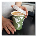 Eco-Products EcoLid Renewable/Compostable Hot Cup Lid, PLA, Fits 10 oz to 20 oz Hot Cups, 50/Pack, 16 Packs/Carton (EPECOLIDW)