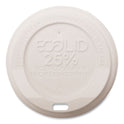 Eco-Products EcoLid 25% Recycled Content Hot Cup Lid, White, Fits 8 oz Hot Cups, 100/Pack, 10 Packs/Carton (EPHL8WR)