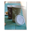 Eco-Products EcoLid 25% Recycled Content Hot Cup Lid, White, Fits 10 oz to 20 oz Cups, 100/Pack, 10 Packs/Carton (EPHL16WR)