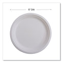 Eco-Products Renewable Sugarcane Plates, 6" dia, Natural White, 1,000/Carton (EPP016CT)