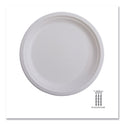 Eco-Products Vanguard Renewable and Compostable Sugarcane Plates, 6" dia, White, 1,000/Carton (EPP016NFA)