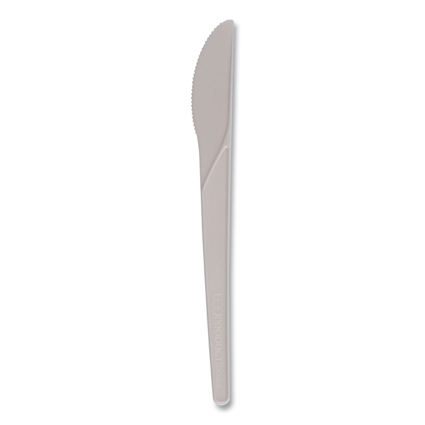 Eco-Products Plantware Compostable Cutlery, Knife, 6", White, 1,000/Carton (EPS011W)