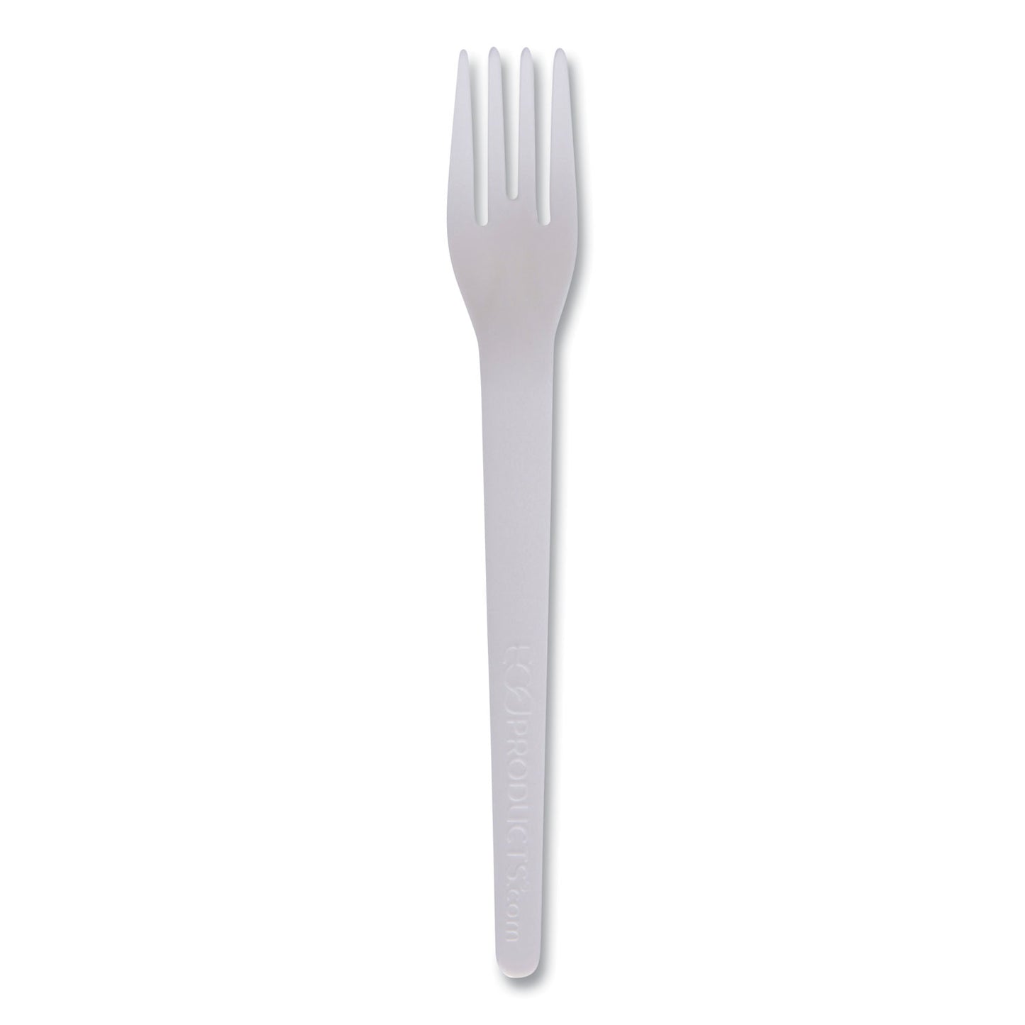 Eco-Products Plantware Compostable Cutlery, Fork, 6", White, 1,000/Carton (EPS012W)