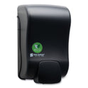 San Jamar ecoLogic Rely Manual Foam Soap and Sanitizer Dispenser, 900 mL, 5,5 x 4,5 x 9.25, Black (SF900REBK)