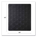 Deflecto Economat Hard Floor Chair Mat, Rectangular, 45 x 53, Black (CM21242BCOM)