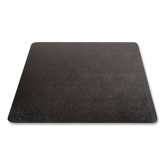 Deflecto EconoMat Carpet Chair Mat, Rectangular, 46 x 60, Black (CM11442FBCOM)