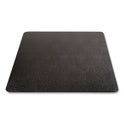 Deflecto EconoMat Carpet Chair Mat, Rectangular, 36 x 48, Black (CM11142BCOM)