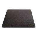 Deflecto EconoMat Carpet Chair Mat, Rectangular, 45 x 53, Black (CM11242BCOM)