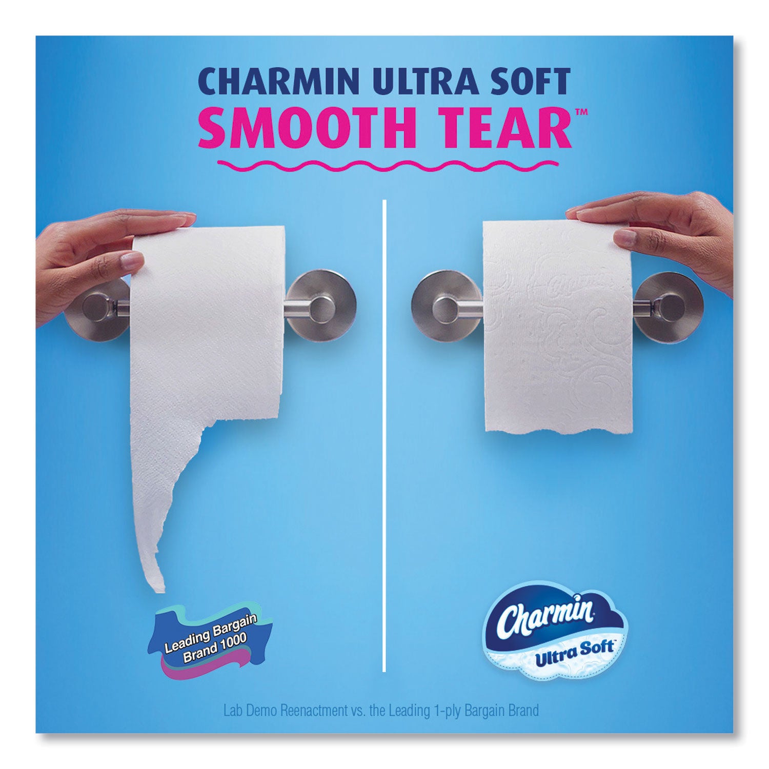 Charmin Ultra Soft Bathroom Tissue, Mega Roll, Septic Safe, 2-Ply, White, 224 Sheets/Roll, 18 Rolls/Carton (08797)