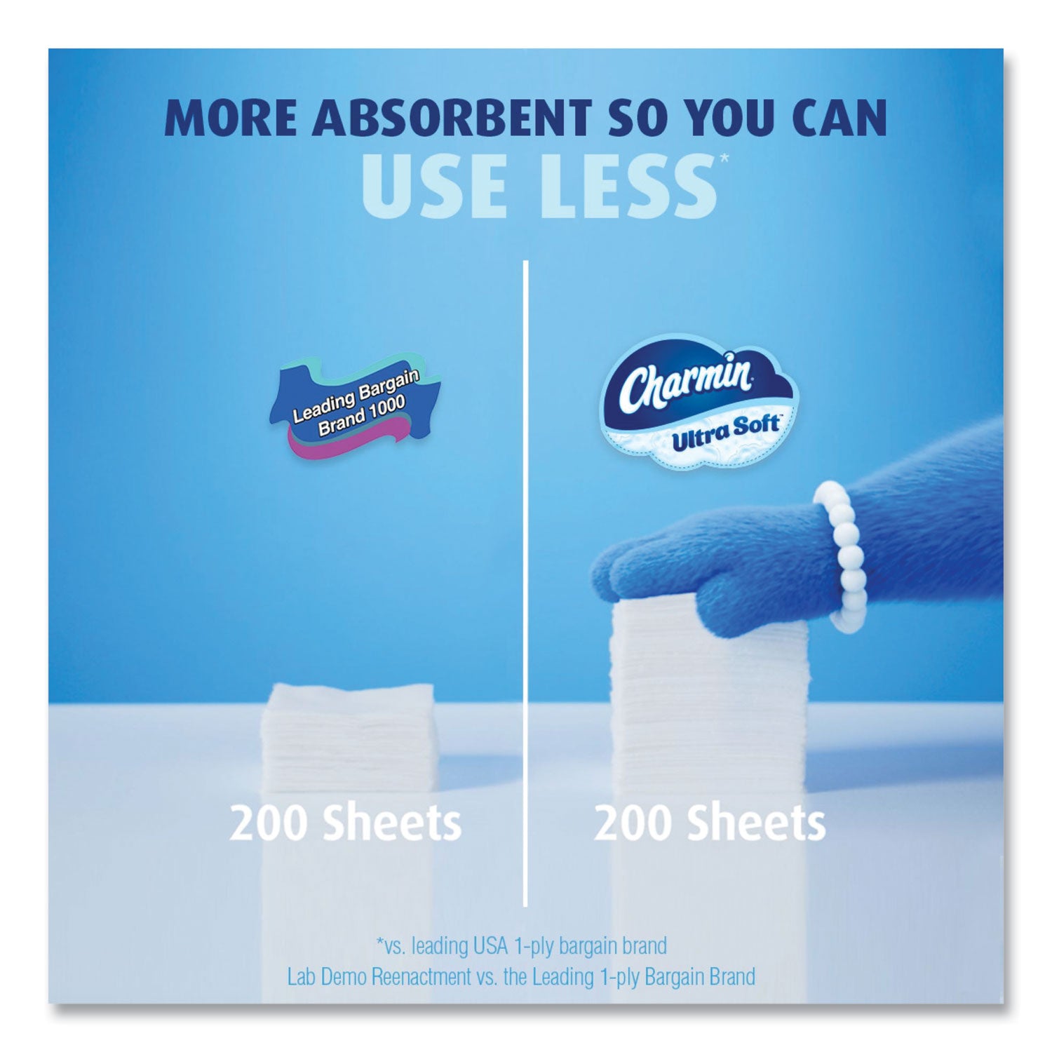 Charmin Ultra Soft Bathroom Tissue, Septic Safe, 2-Ply, White, 224 Sheets/Roll, 4 Rolls/Pack (08806PK)