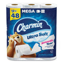 Charmin Ultra Soft Bathroom Tissue, Mega Roll, Septic Safe, 2-Ply, White, 224 Sheets/Roll, 12 Rolls/Pack, 4 Packs/Carton (08813)