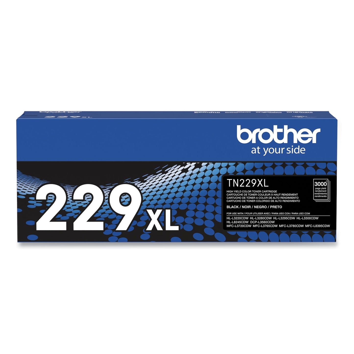 Brother TN229XL High-Yield Toner, 3,000 Page-Yield, Black (TN229XLBK)